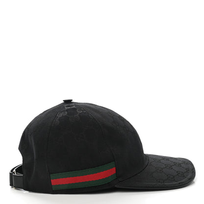 Gucci Monogram Web Baseball Hat L Black 12 of 19