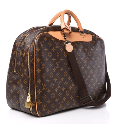 Louis Vuitton Monogram Alize 2 Compartment Luggage Travel Bag 2 of 10