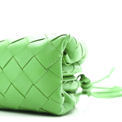 Bottega Veneta Nappa Intrecciato The Mini Pouch Clutch Parakeet 10 of 10