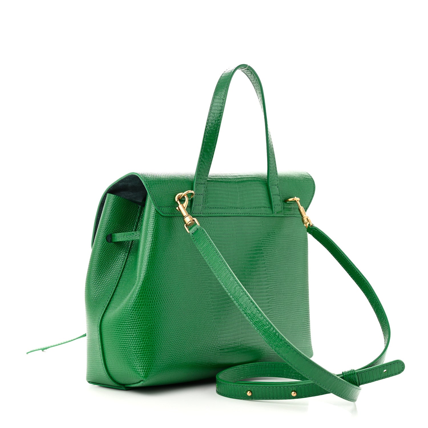 Mansur Gavriel Calfskin Lizard Embossed Mini Soft Lady Bag Leaf 3 of 9