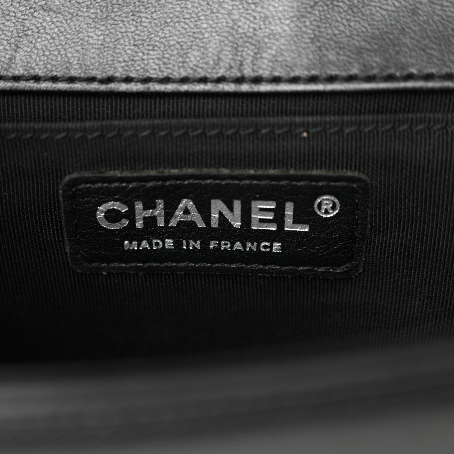 Chanel Lambskin Quilted Medium Boy Flap Black 6 of 12
