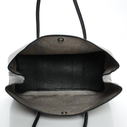 Hermes Buffle Skipper Toile Garden Party 36 MM Tote Black 5 of 6
