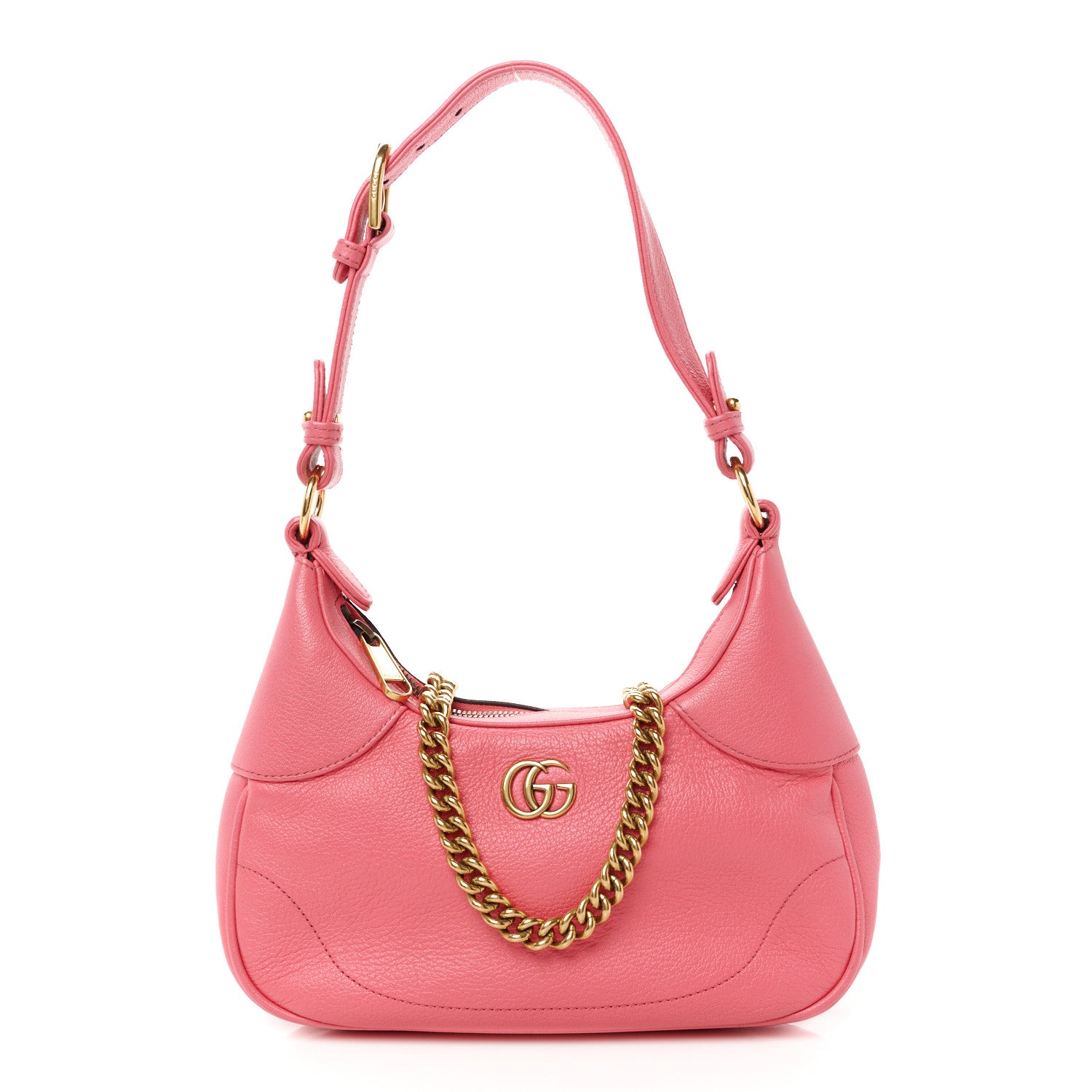 Gucci Goatskin Small Aphrodite Shoulder Bag Rhodamine Pink 1 of 11