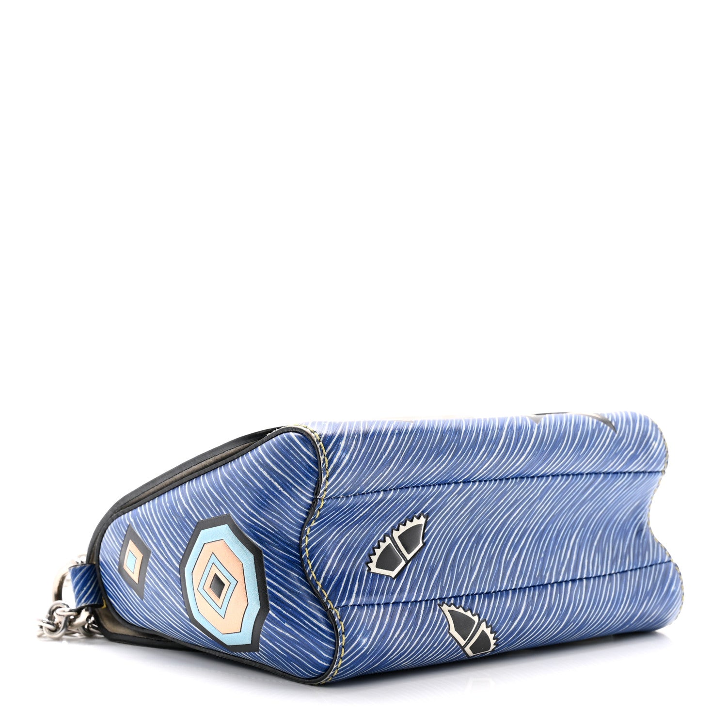 Louis Vuitton Epi Azteque Twist Shoulder Bag PM Denim Light 4 of 11
