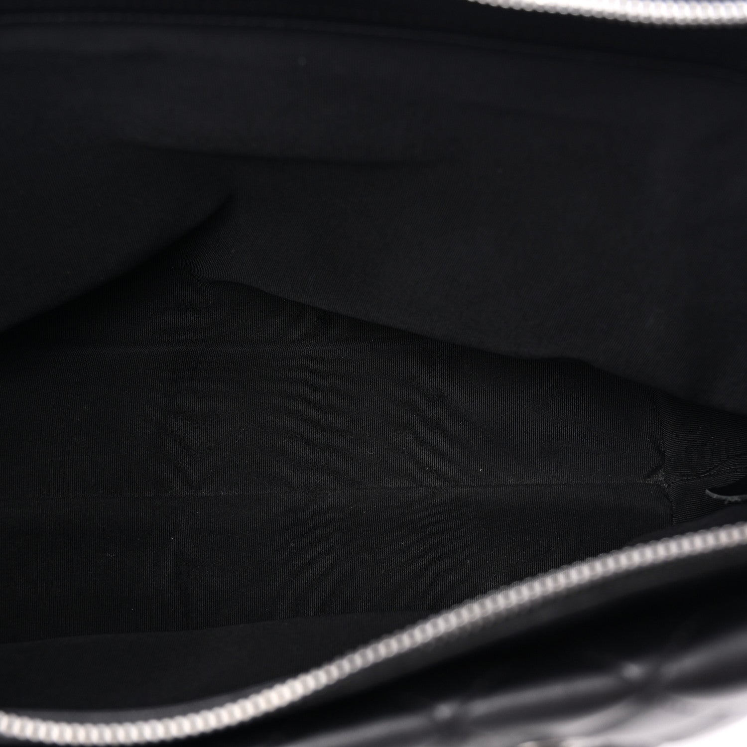 Chanel Lambskin Quilted Shopping Tote Black 5 of 10