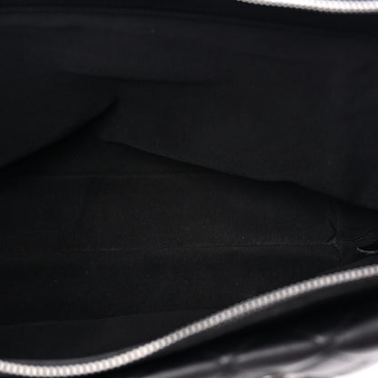 Chanel Lambskin Quilted Shopping Tote Black 5 of 10
