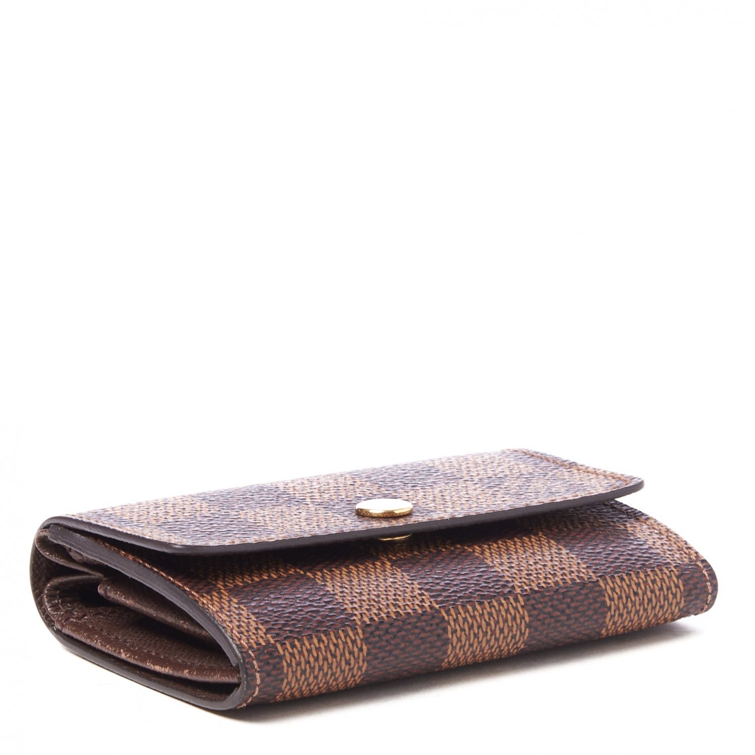 Louis Vuitton Damier Ebene Porte-Monnaie Plat Coin Purse 3 of 7