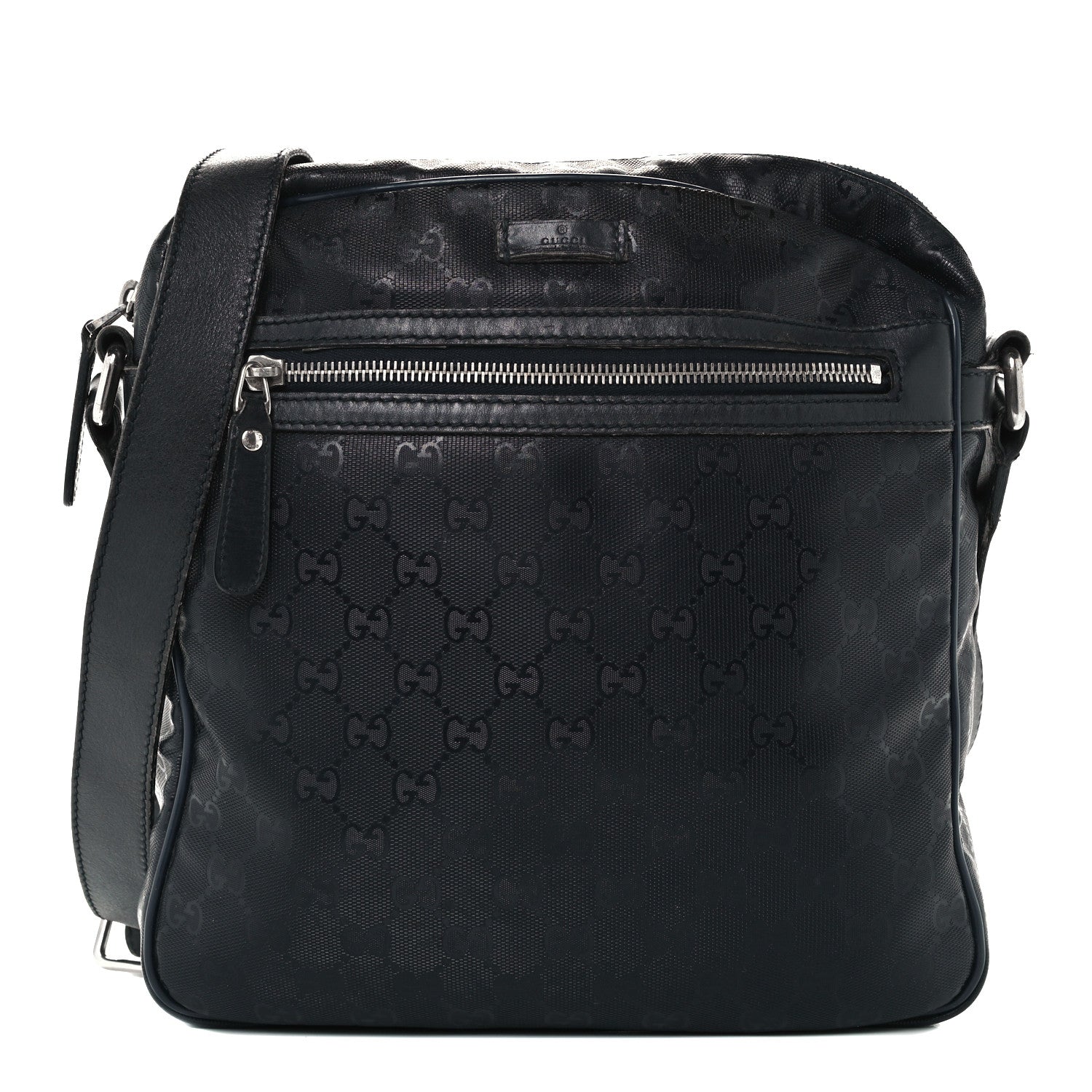 Gucci Imprime Monogram Medium Messenger Bag Navy 1 of 13