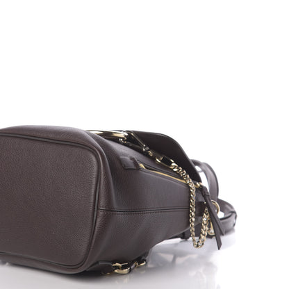 Chloe Suede Calfskin Small Faye Backpack Carbon Brown 6 of 10