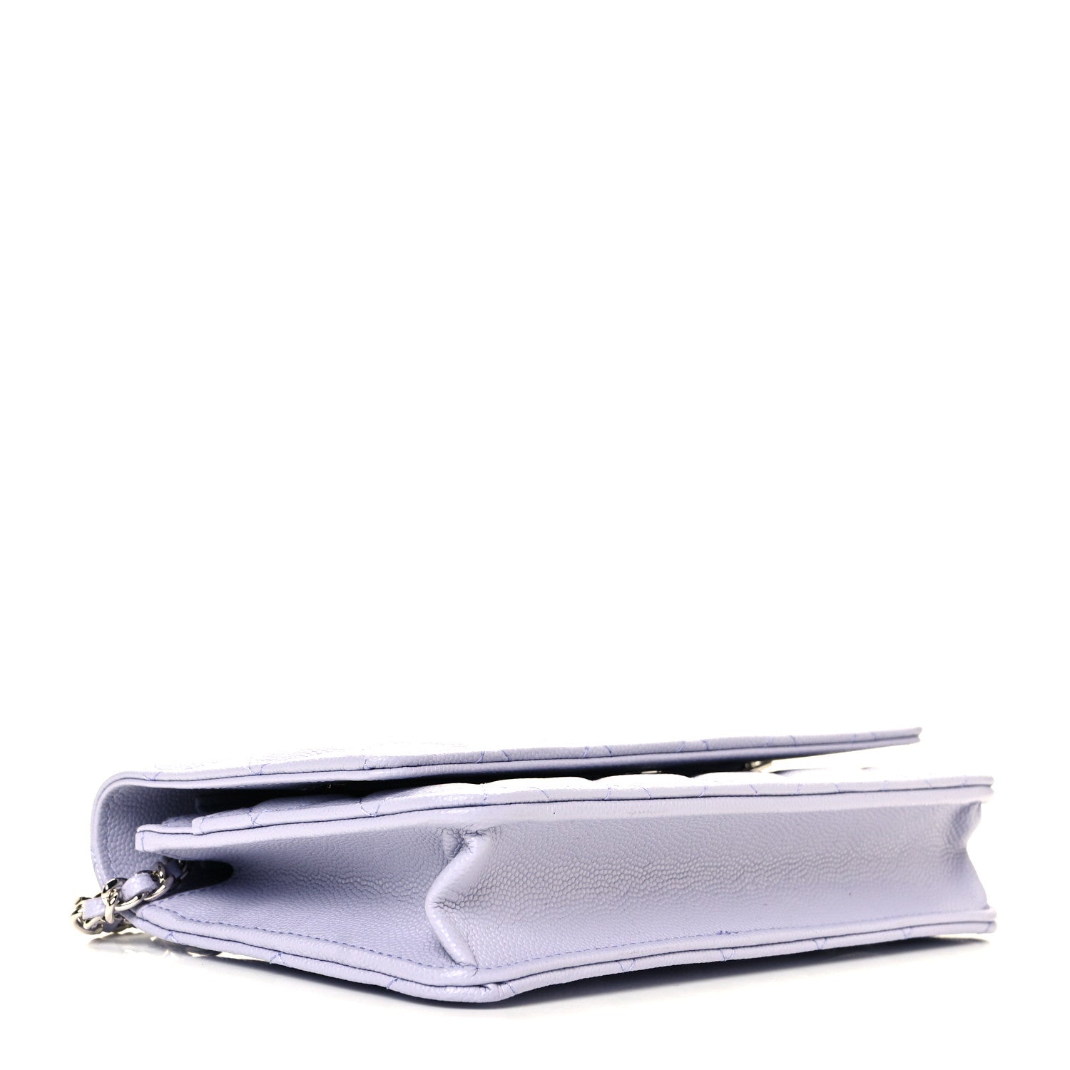 Chanel Caviar Quilted Wallet On Chain WOC Light Purple 4 of 9