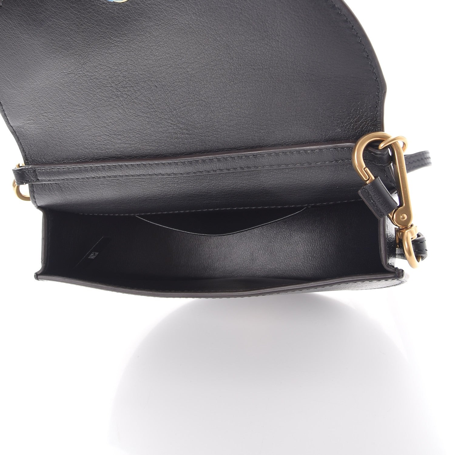 Chloe Calfskin Small Nile Bracelet Minaudiere Bag Black 5 of 9