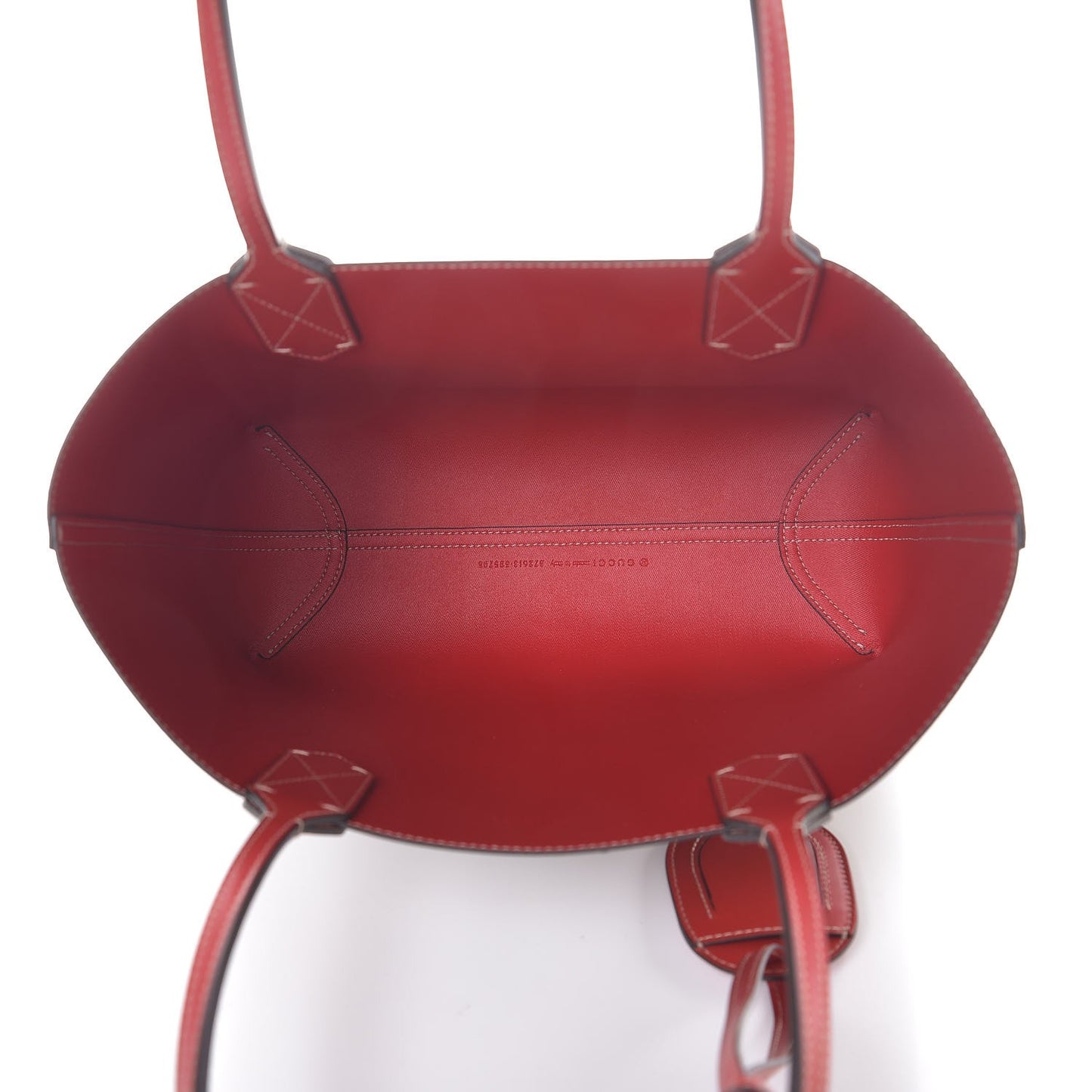 GG Supreme Monogram Small Reversible Tote Beige Red