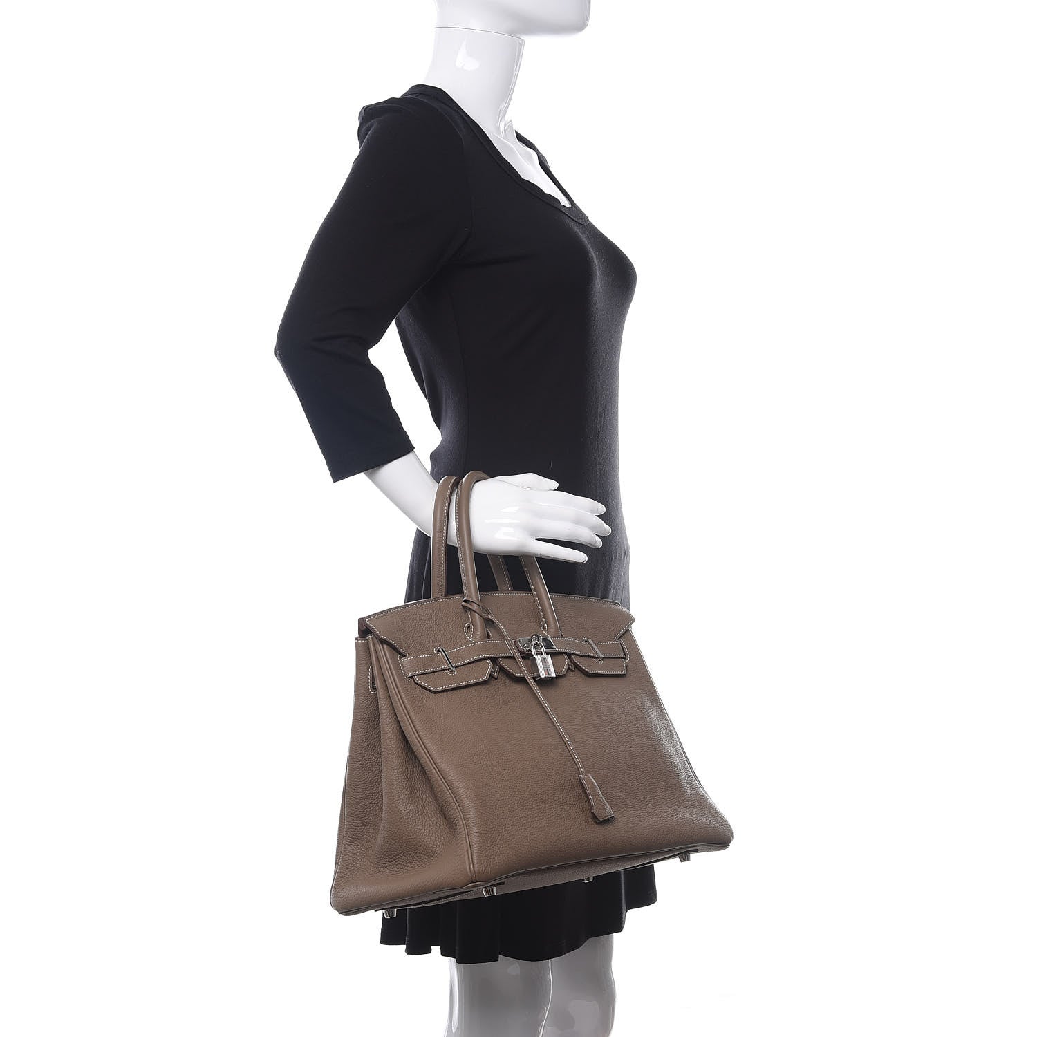 Hermes Togo Birkin 35 Etoupe 2 of 36