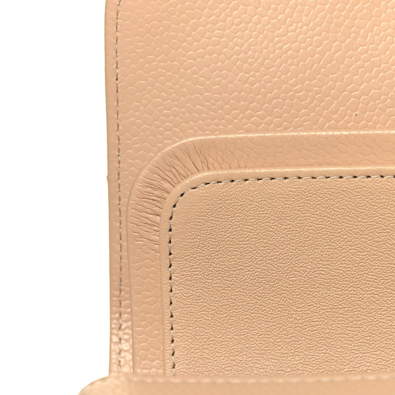 Chanel Caviar Quilted Medium Double Flap Beige 13 of 14