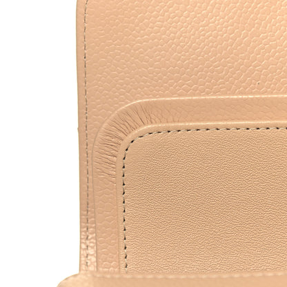 Chanel Caviar Quilted Medium Double Flap Beige 13 of 14