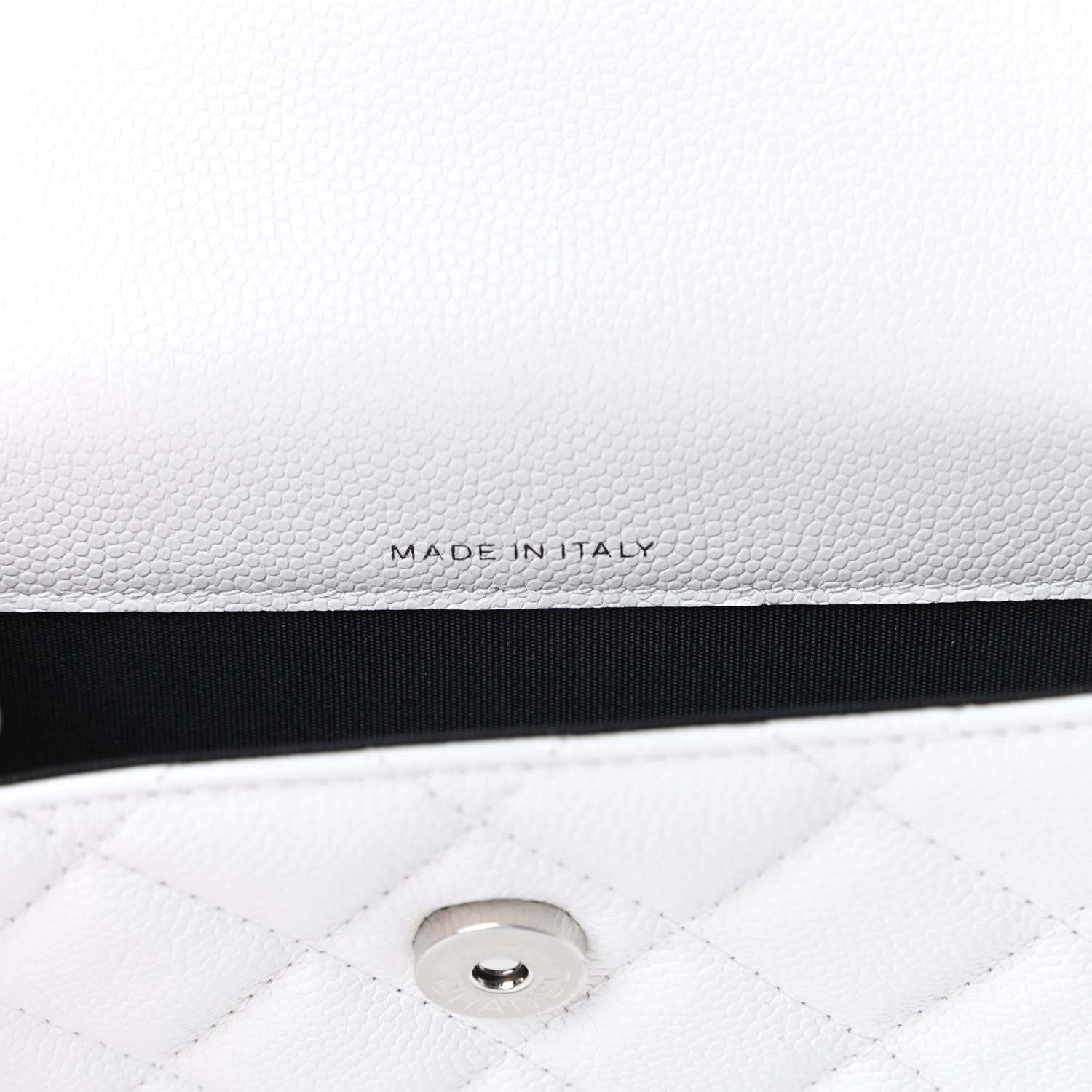 Chanel Caviar Quilted My Everything Belt Flap Card Holder White 7 of 12
