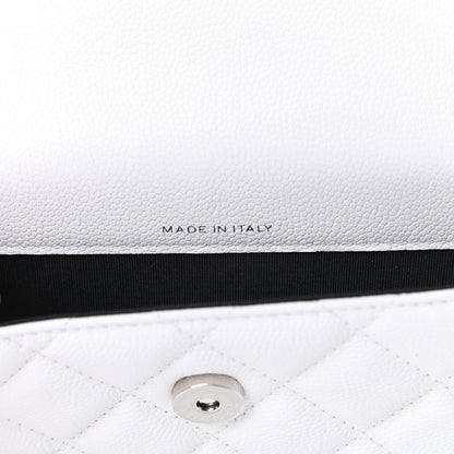 Chanel Caviar Quilted My Everything Belt Flap Card Holder White 7 of 12