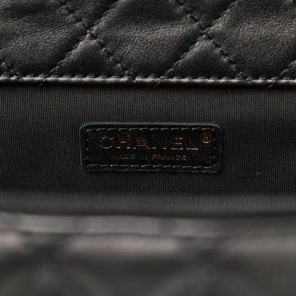 Chanel Calfskin Quilted XXL Travel Flap Bag Black 8 of 9