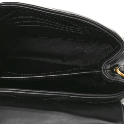 Saint Laurent Calfskin Y Quilted Monogram Toy Loulou Crossbody Bag Black 5 of 8