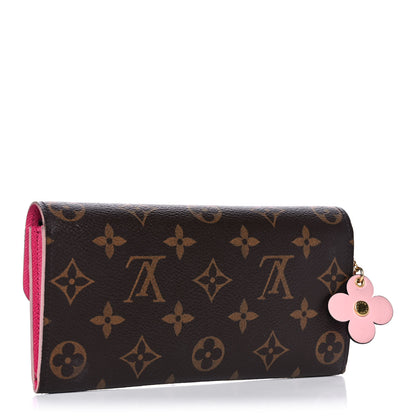 Louis Vuitton Monogram Bloom Flower Emilie Wallet 3 of 14