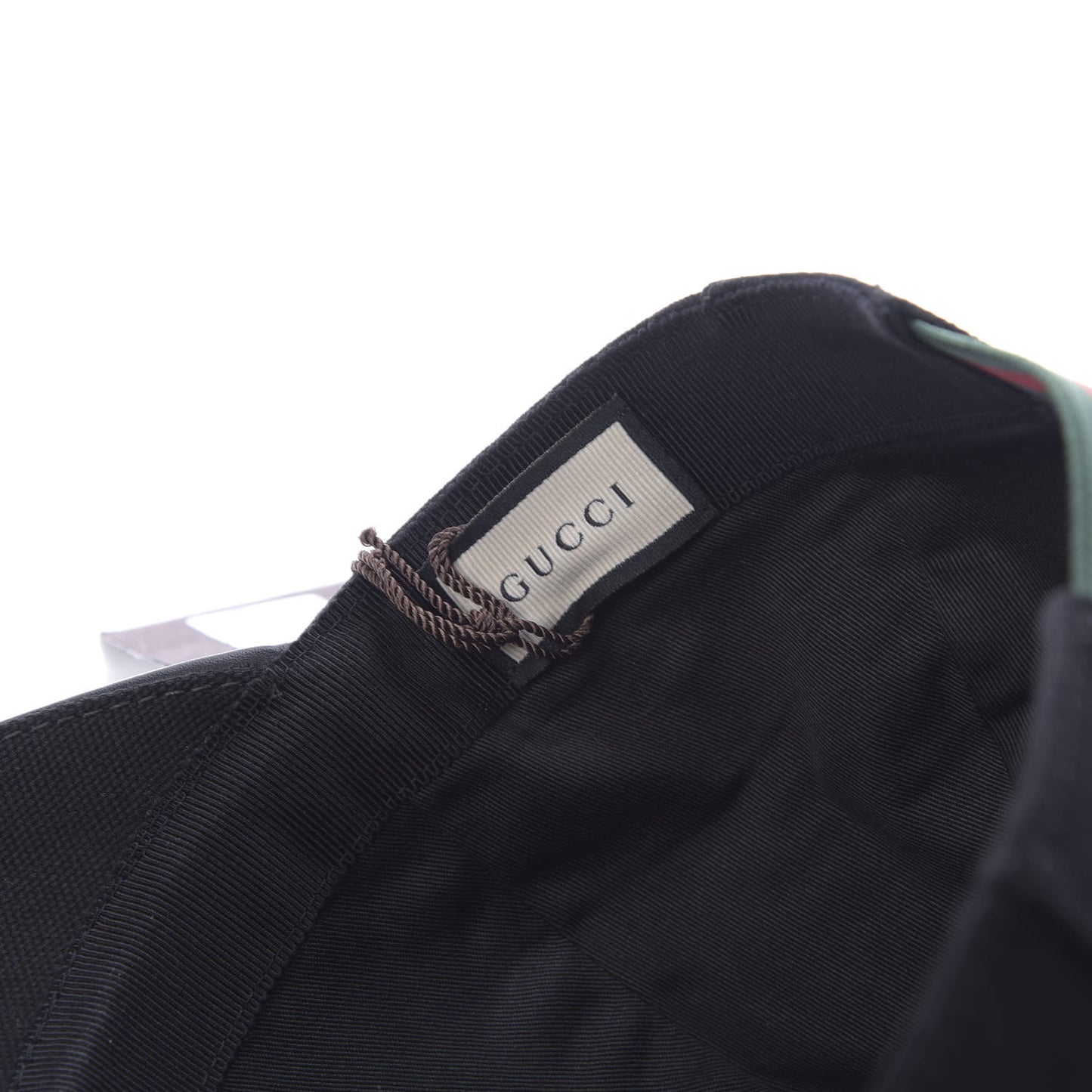 Cotton Web Baseball Hat S Black