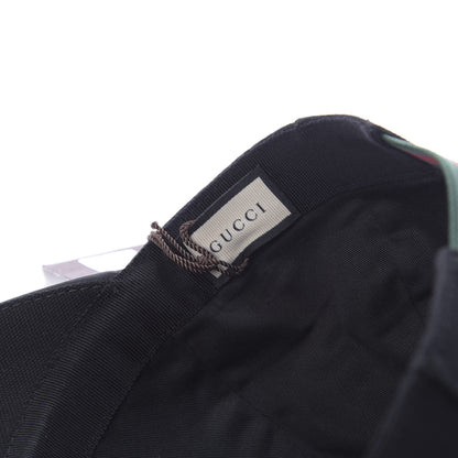 Gucci Cotton Web Baseball Hat S Black 7 of 9