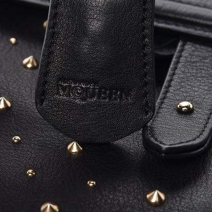 Alexander McQueen Calfskin Studded Padlock Backpack Black 8 of 14