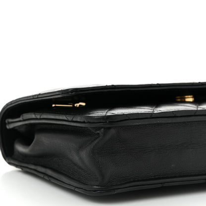Chanel Lambskin Quilted Pick Me Up Wallet On Chain WOC Black 10 of 12