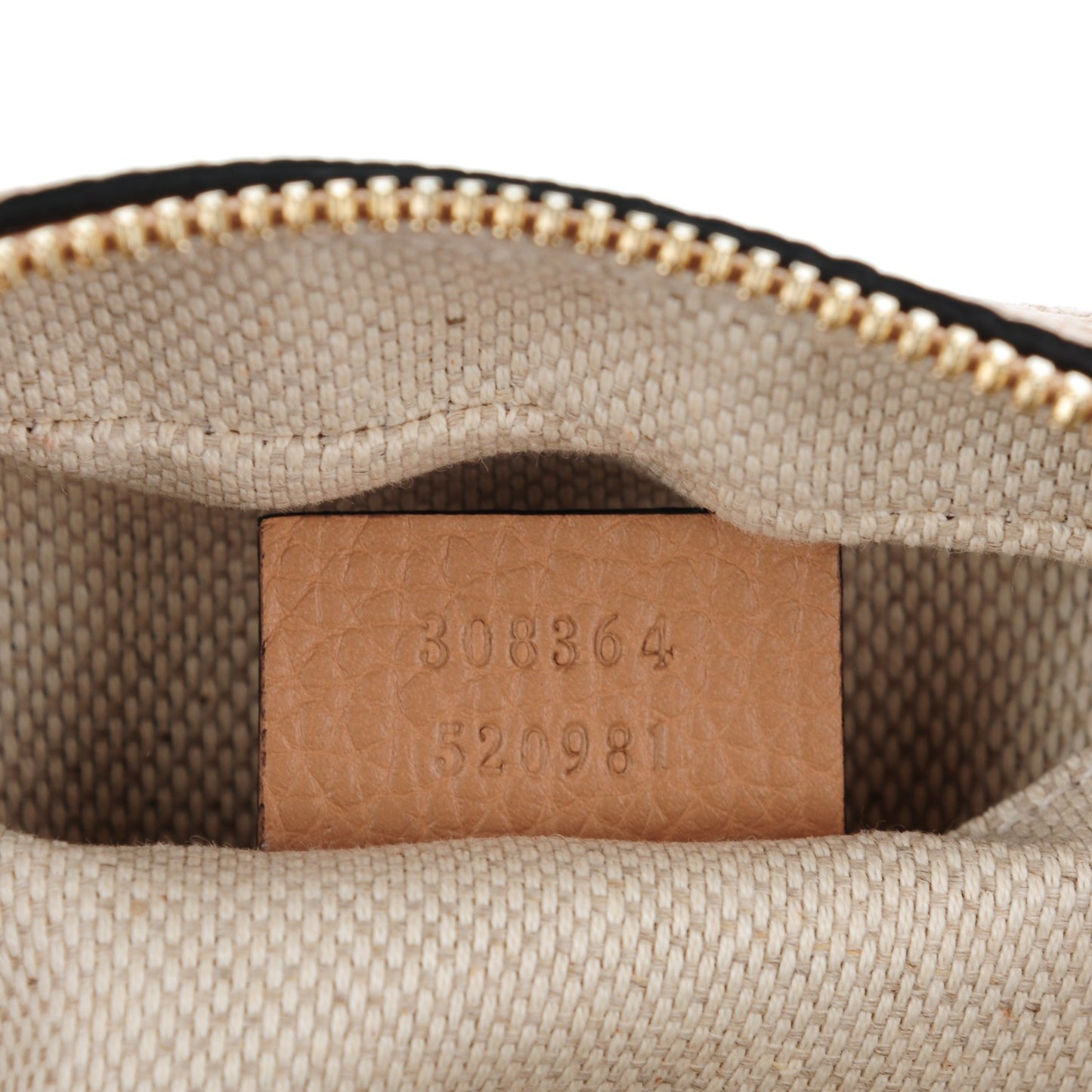 Pebbled Calfskin Small Soho Disco Bag Camelia