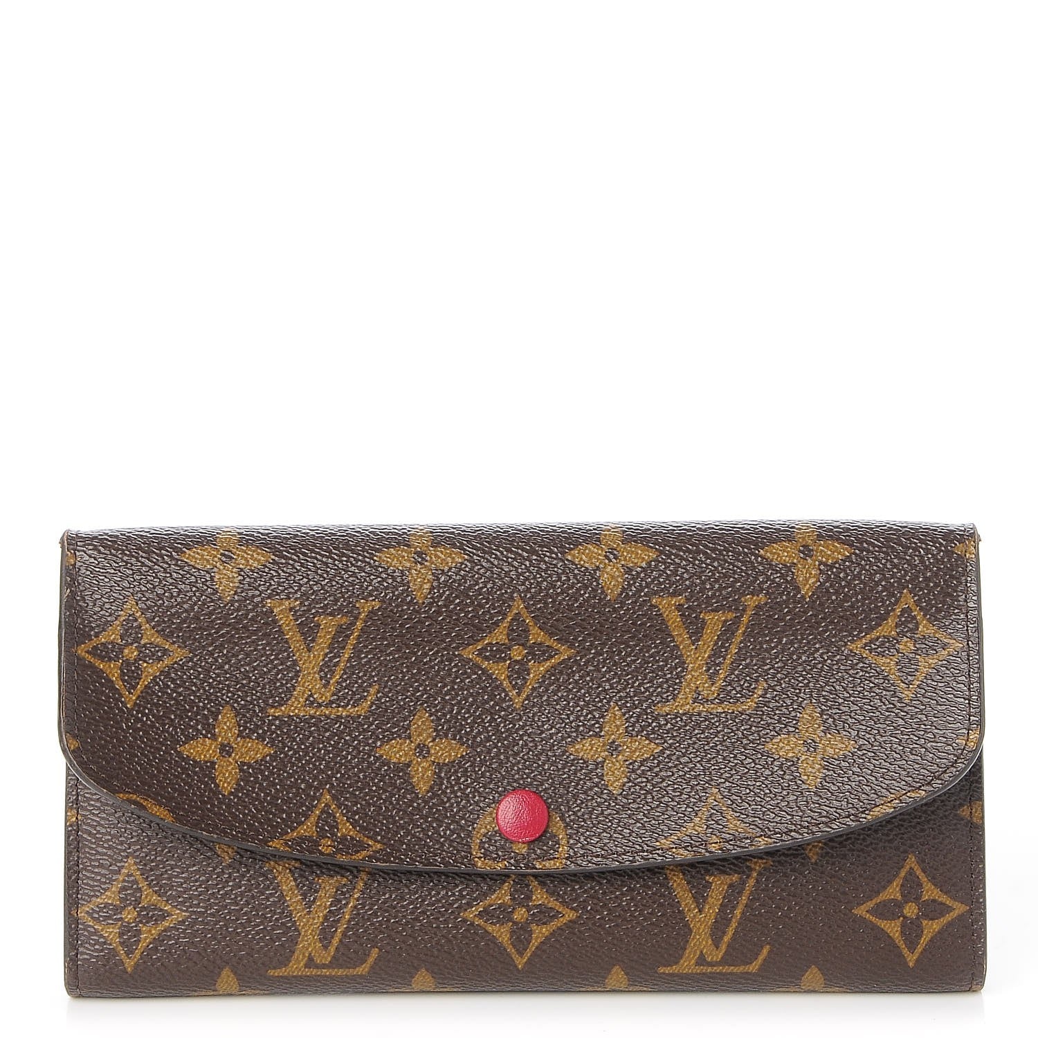 Louis Vuitton Monogram Emilie Wallet Fuchsia 1 of 8