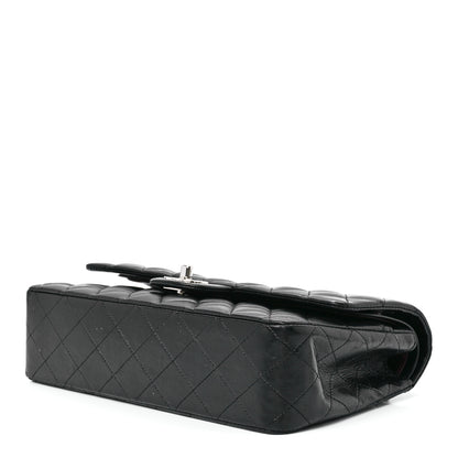 Chanel Lambskin Quilted Medium Double Flap Black 9 of 11