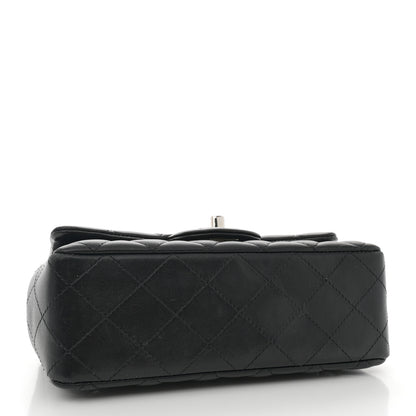 Chanel Lambskin Quilted Mini Rectangular Flap Black 4 of 11