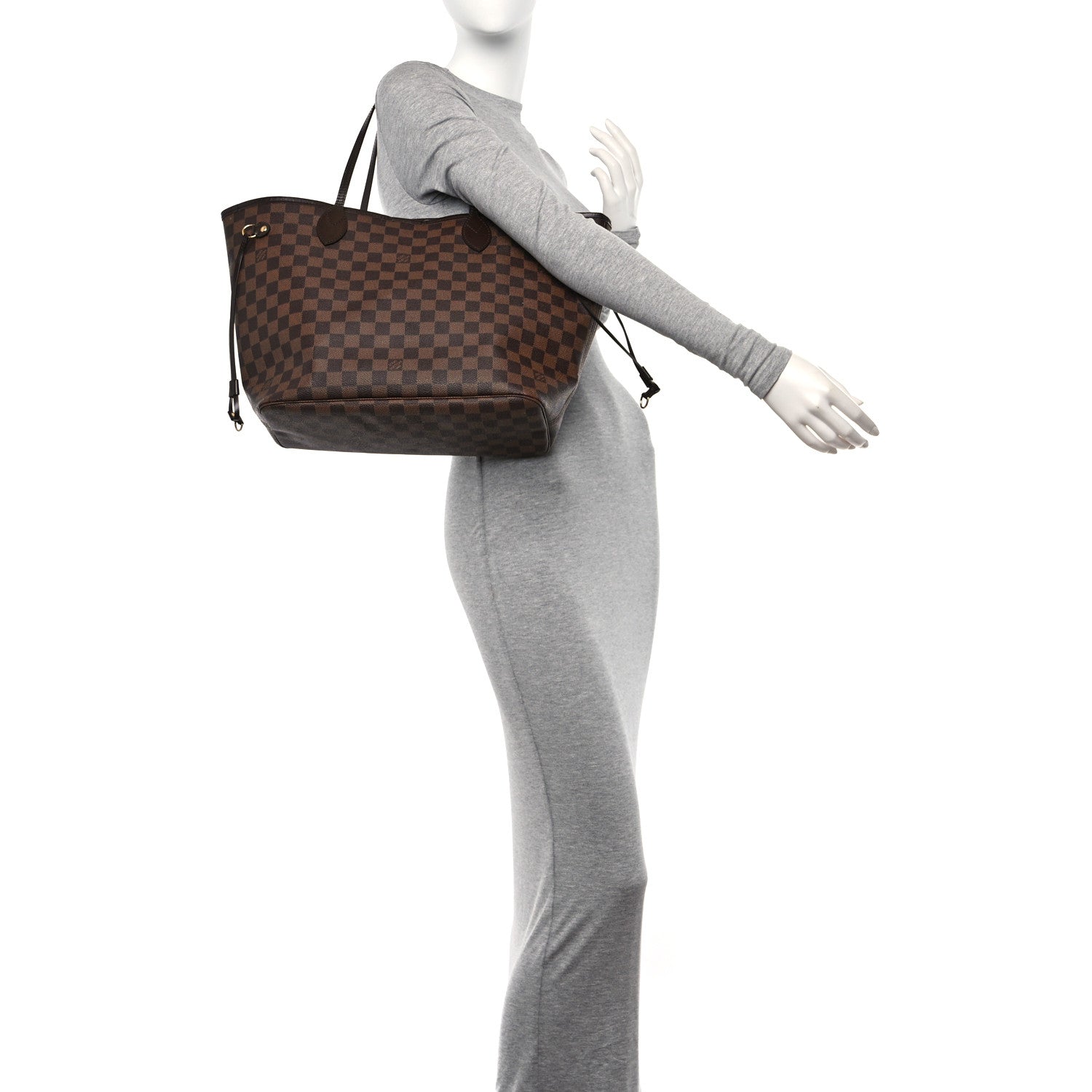 Louis Vuitton Damier Ebene Neverfull MM 3 of 12
