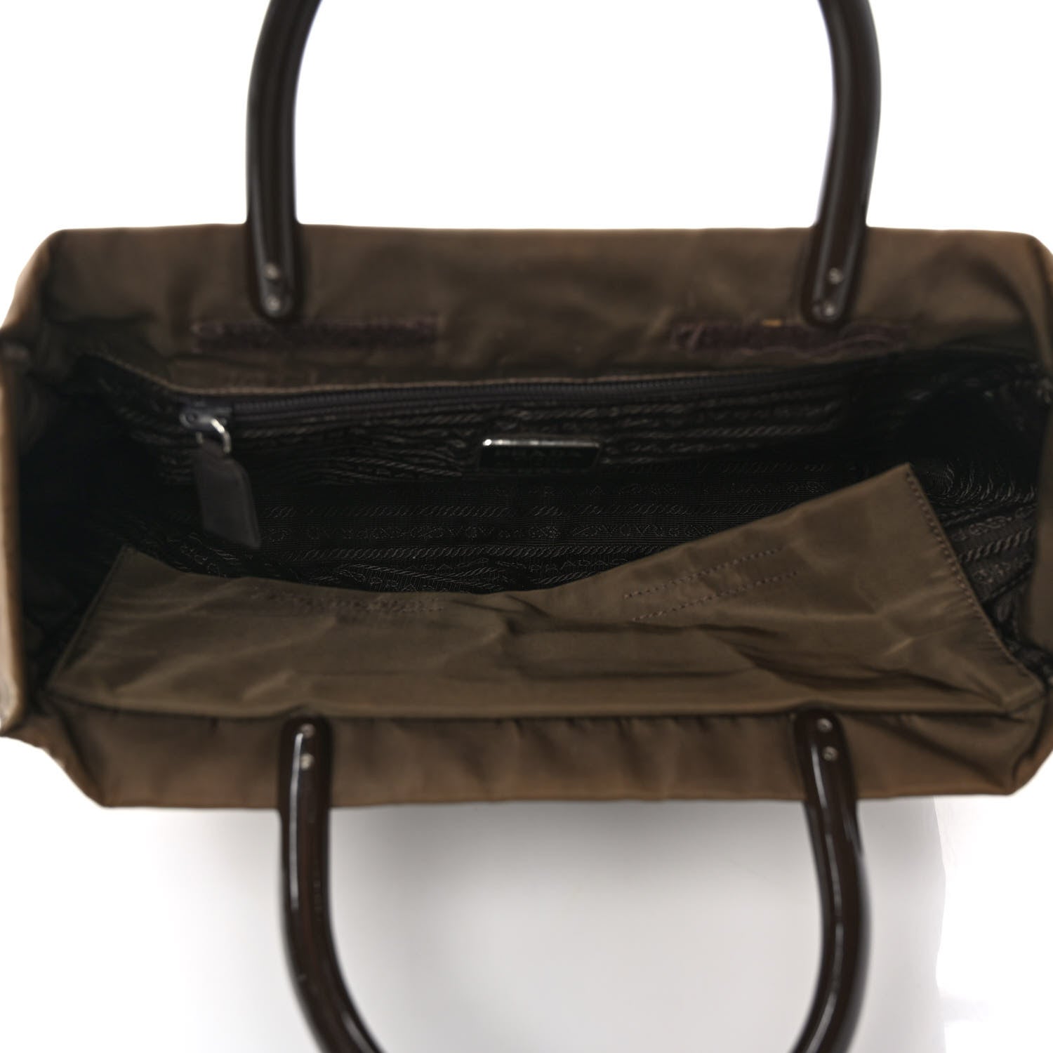 Prada Tessuto Nylon Tote Green 5 of 15