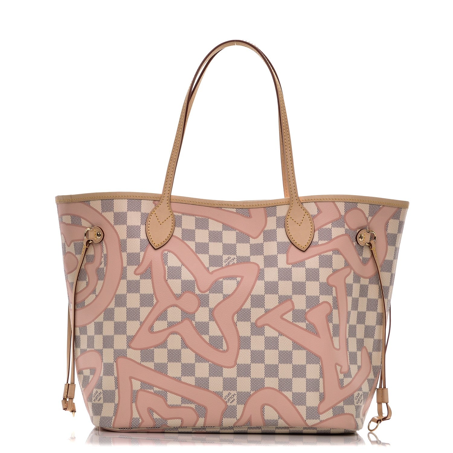 Louis Vuitton Damier Azur Tahitienne Neverfull MM 1 of 7