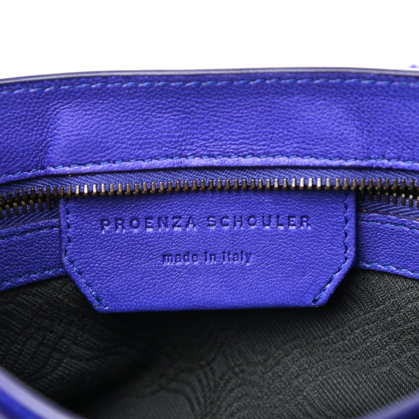 Lambskin PS1 Pochette Clutch Ultramarine