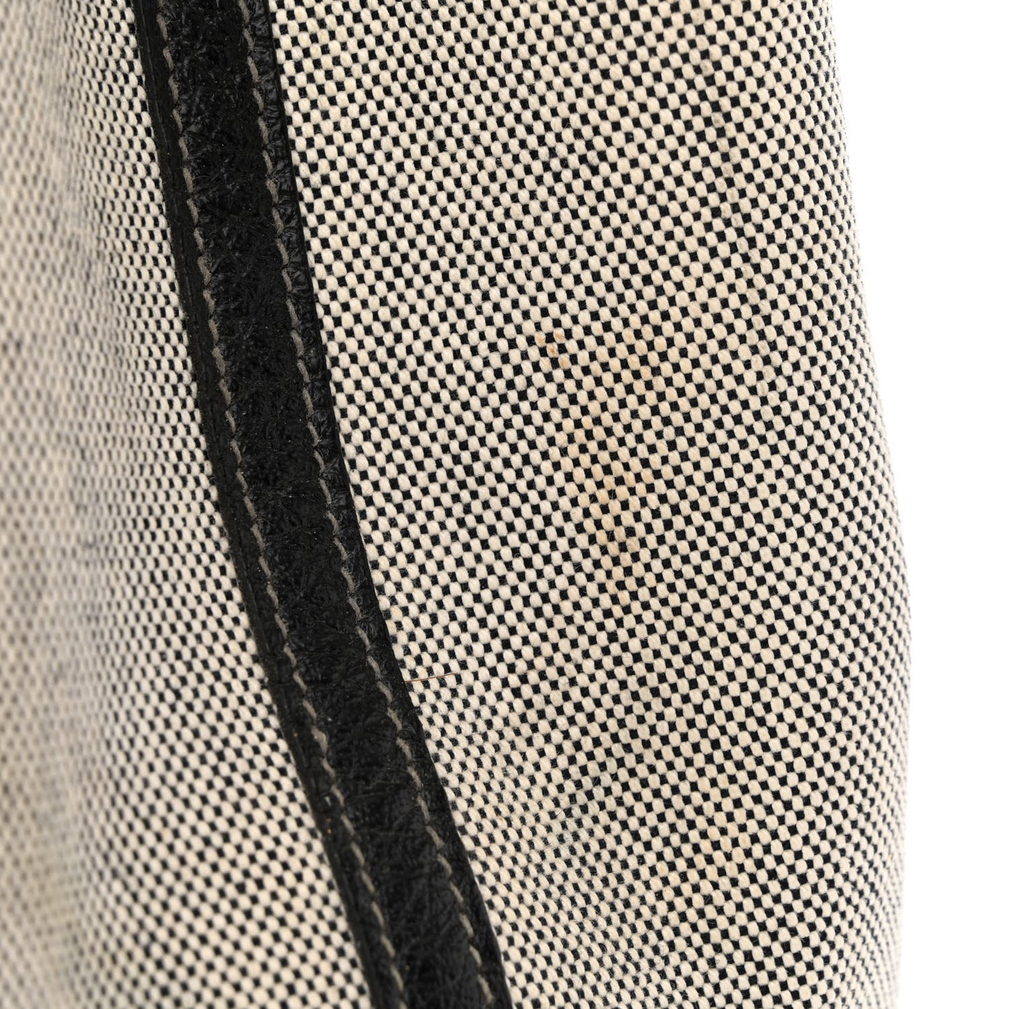 Twill H Negonda Garden Party 36 MM Tote Ecru Black