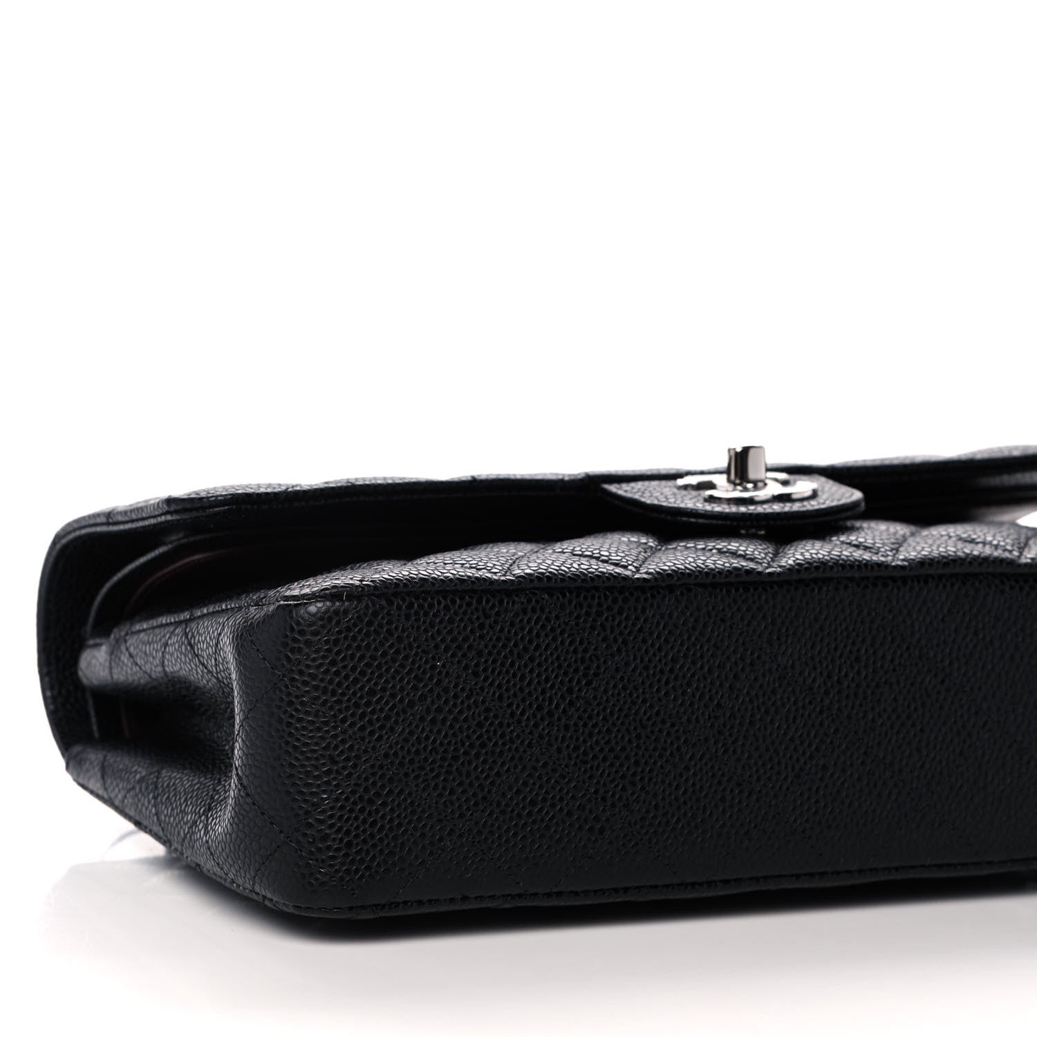 Chanel Caviar Quilted Medium Double Flap Black 9 of 10