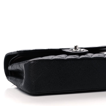 Chanel Caviar Quilted Medium Double Flap Black 9 of 10