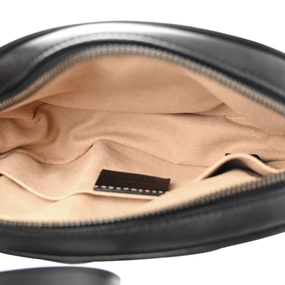 Gucci Calfskin Matelasse GG Marmont Belt Bag 75 30 Black 5 of 11