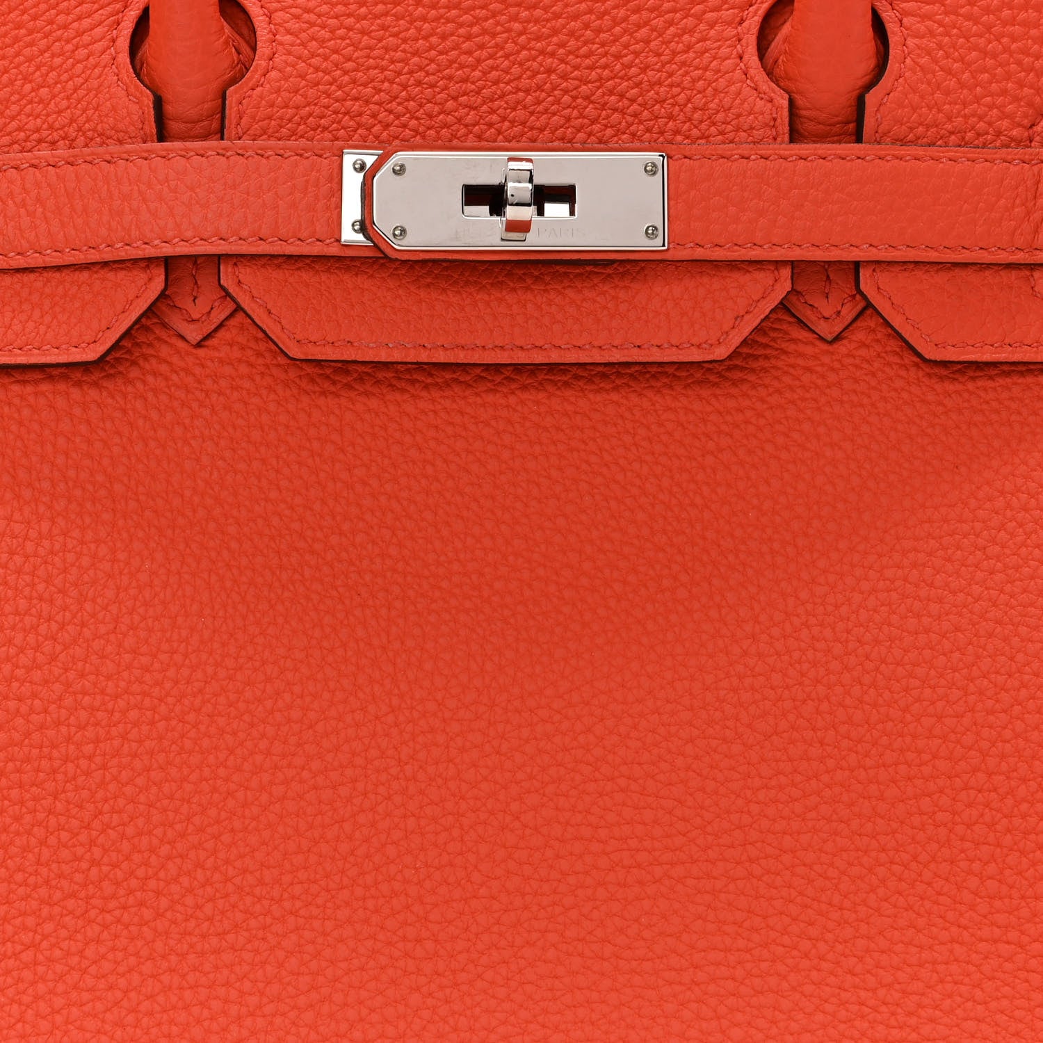 Hermes Togo Birkin 30 Orange Poppy 8 of 10
