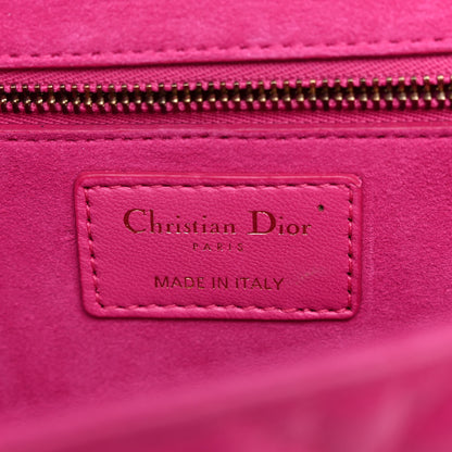 Christian Dior Lambskin Cannage Large Dioraddict Flap Fuchsia 6 of 10