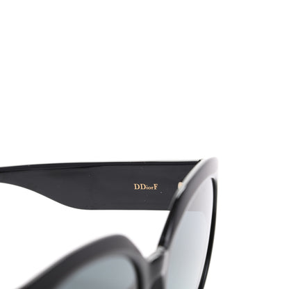 Christian Dior Acetate DDiorF Cat Eye Sunglasses Black 6 of 7