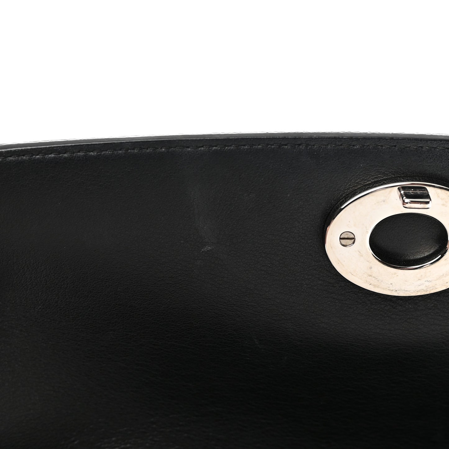 Smooth Calfskin Small Tri-Color Be Dior Flap Black Red White