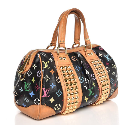 Louis Vuitton Monogram Multicolor Courtney MM Black 3 of 7