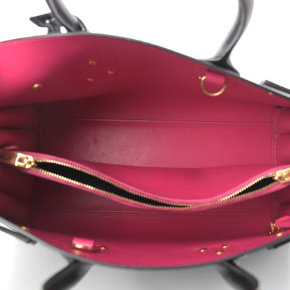 Saint Laurent Calfskin Small Sac De Jour Black Fuchsia 5 of 18