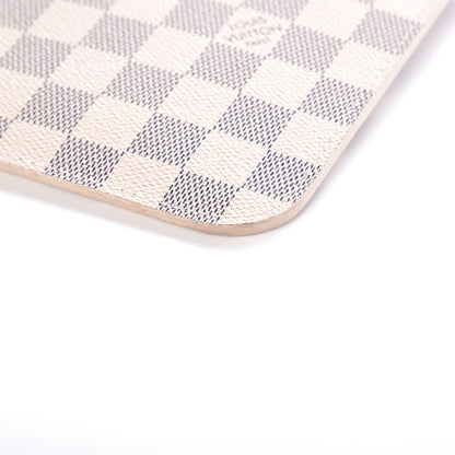 Louis Vuitton Damier Azur Neverfull MM GM Pochette Rose Ballerine 10 of 10