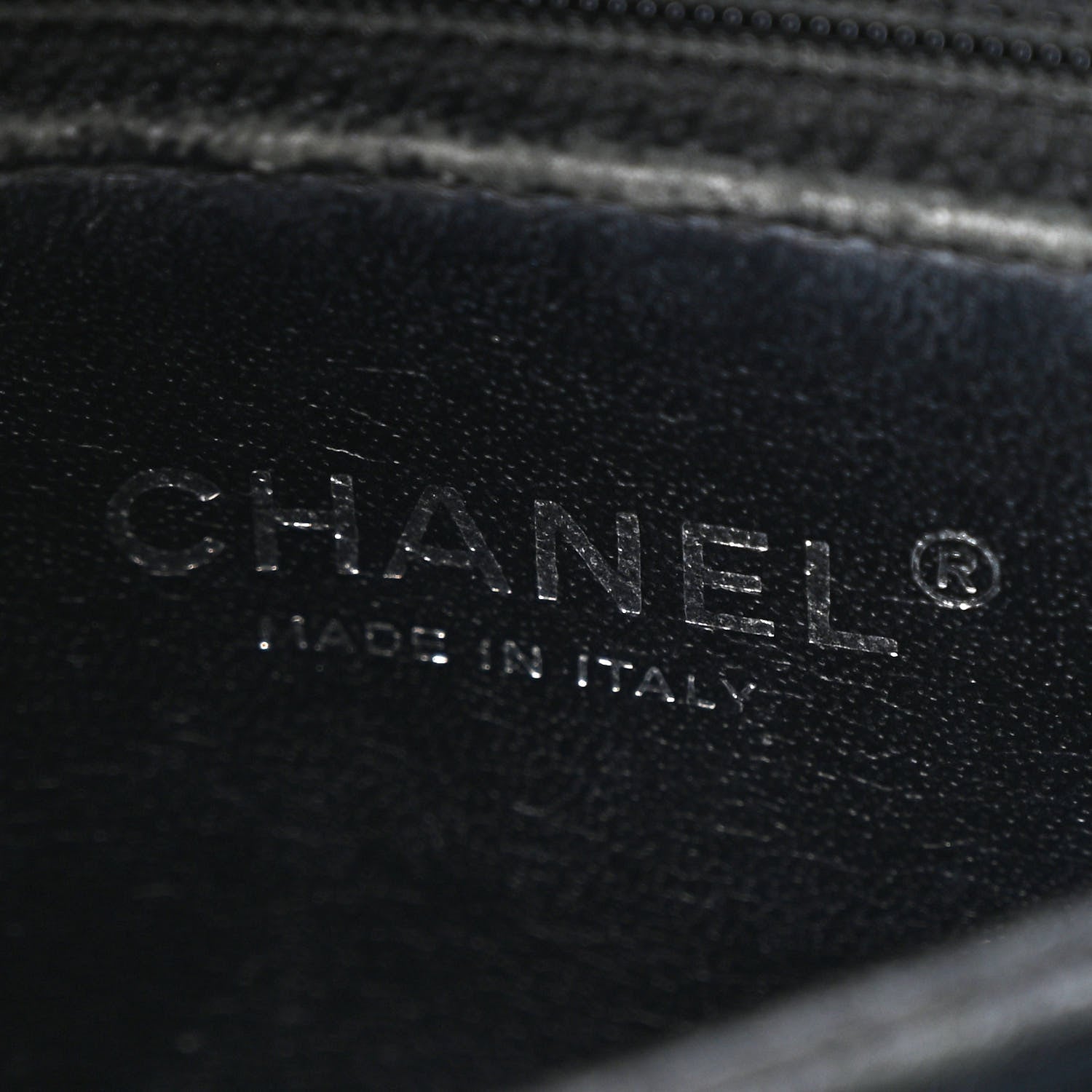 Chanel Caviar Lizard Embossed Quilted Mini Coco Handle Flap Black 7 of 11