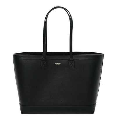 Burberry Grainy Calfskin Medium London Tote Bag Black 1 of 11