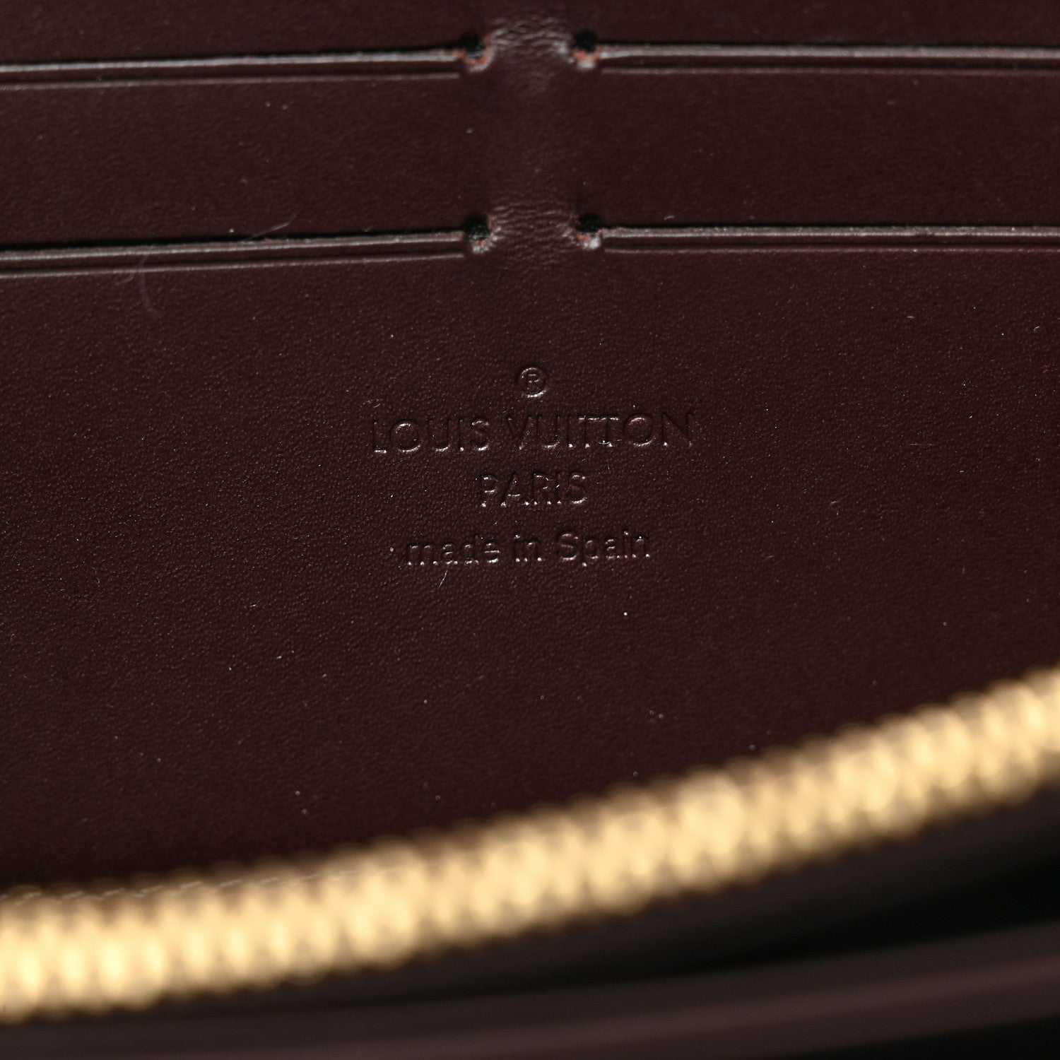 Louis Vuitton Vernis Zippy Wallet Amarante 6 of 7